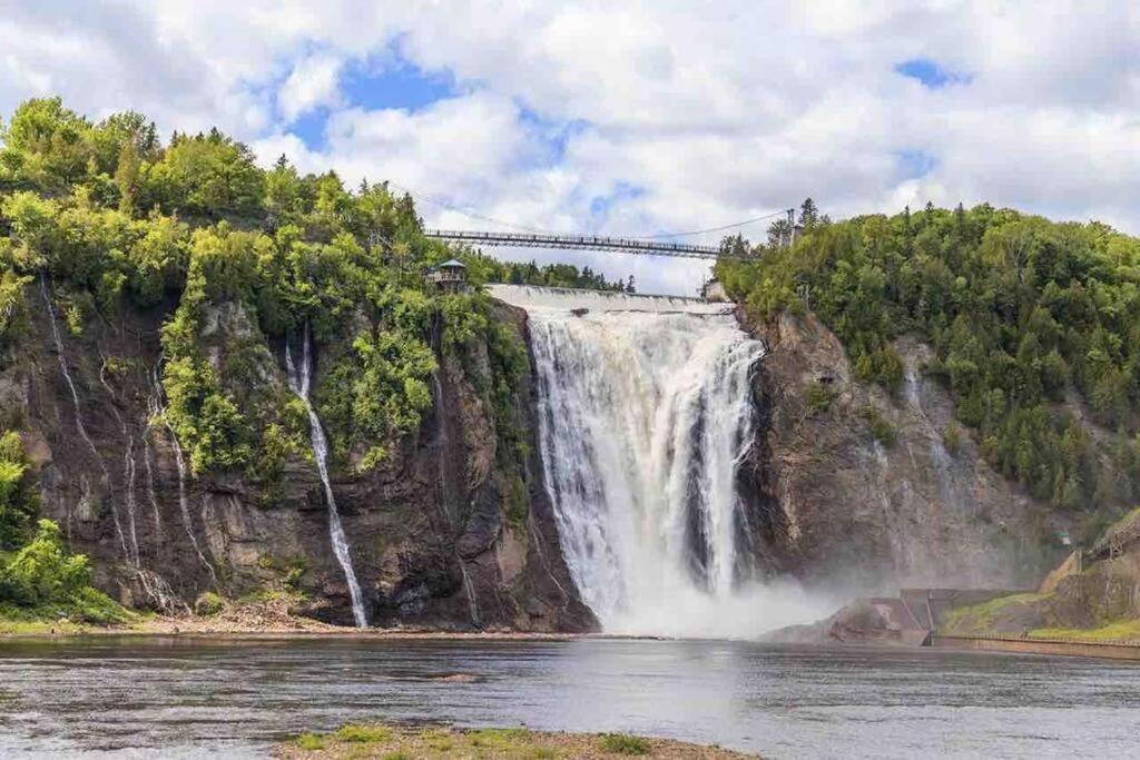 Quebec, Rustique Chic En Ville, Piscine Sur Le Toit Pour 2 A 6 Invites Exterior foto